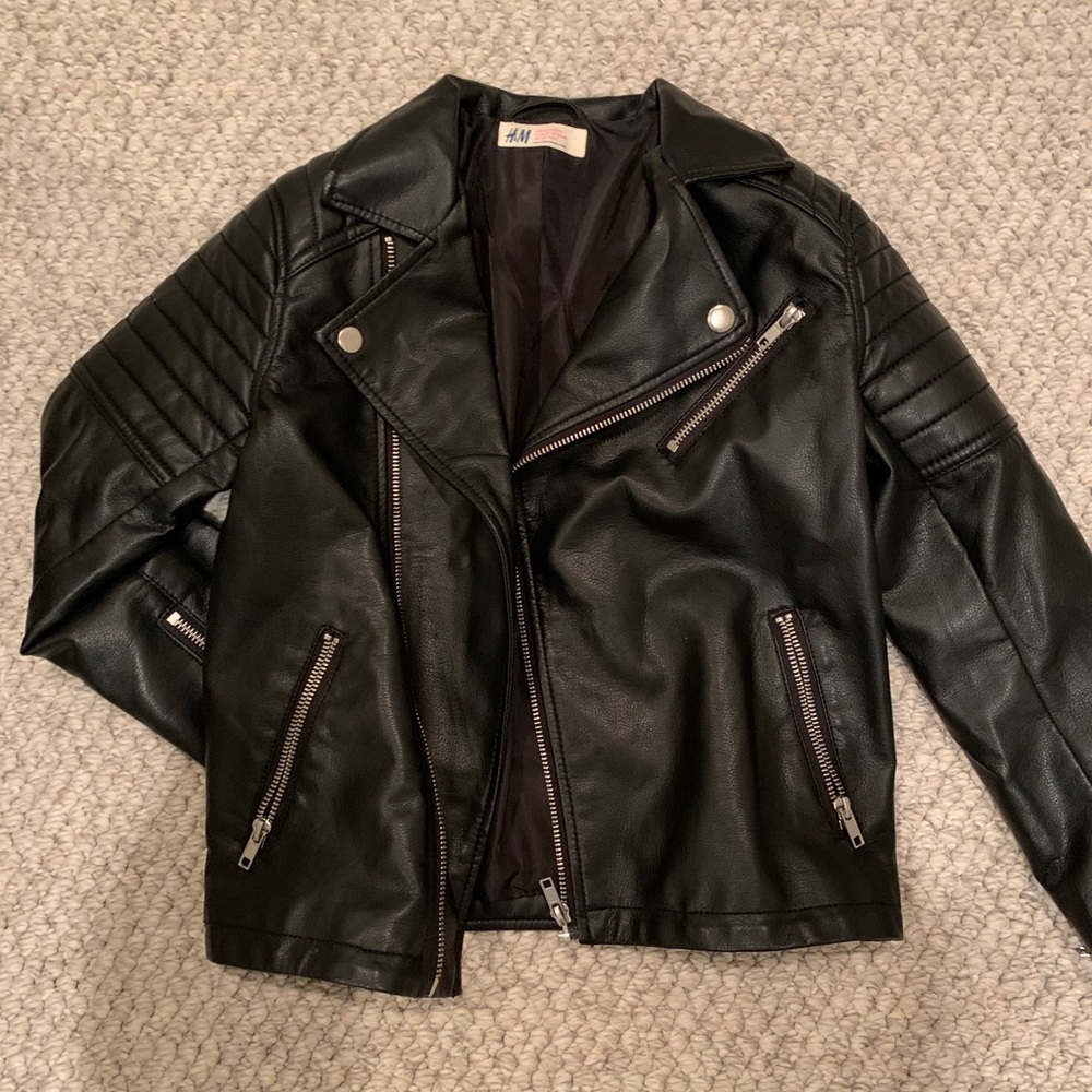 H&M leather jacket